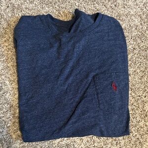 Polo by Ralph Lauren Men's Medium Blue Long Sleeve T-Shirt